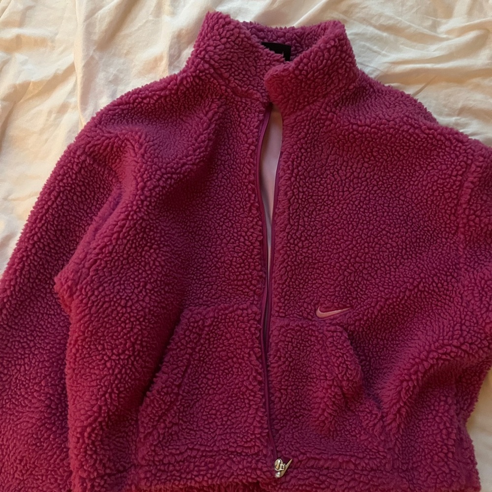 Cozy Pink Fleece Jacket